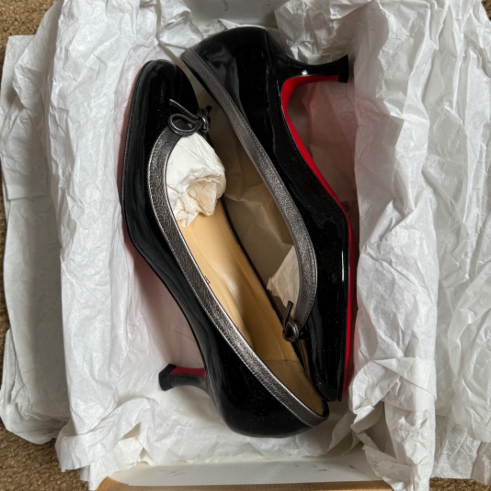 Marica Balla 45 Patent Calf Kitten Heel 36 - Picture 6 of 8